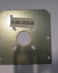 End plate for trough auger 152mm for drive M&M